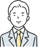 スーツを着た男性