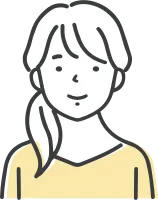 ロングヘアの女性