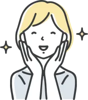 喜んでいる若い女性