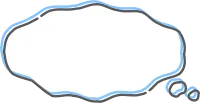 Simple Color Speech Bubble (Wave)