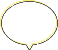 Simple Color Speech Bubble(Oval)