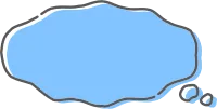 Misaligned Color Speech Bubble (Wave)