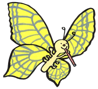 yellow butterfly