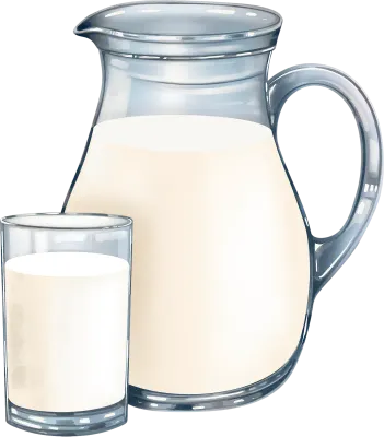 Pitcher of Milk Illustration