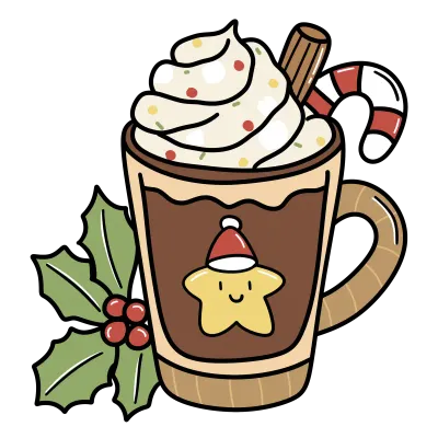 Christmas Clipart ,Cute Christmas Characters,Christmas Png Graphics, Xmas Christmas