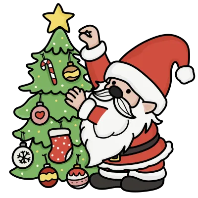 Christmas Clipart ,Cute Christmas Characters,Christmas Png Graphics, Xmas Christmas