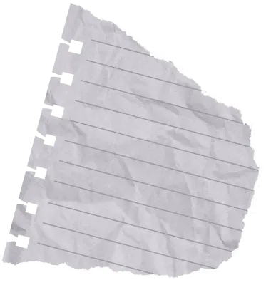 Crumpled Line Paper Note