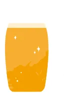ジョッキグラスのラガービール