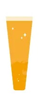 ピルスナーグラスのビール