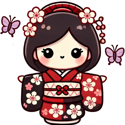 girl in kimono