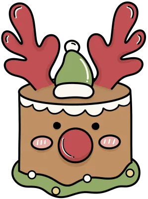 Christmas Clipart ,Cute Christmas Characters,Christmas Png Graphics, Xmas Christmas