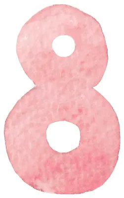 NumericSticker, NumberClipArt, NumericWatercolor, NumberHandPainted, NumericWatercolorArt, Numeric