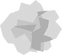Clipart flat illustration of a Crumpled Paper