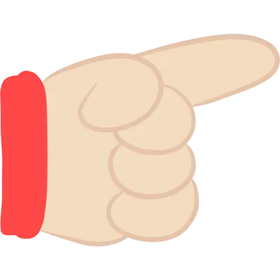 Pointing hand