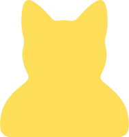 Simple cat face illustration