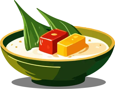 Illustration of Traditional Foods Indonesia