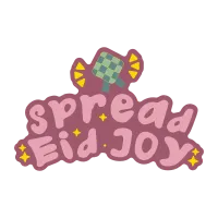 Spread Eid Joy hand drawn lettering stickers