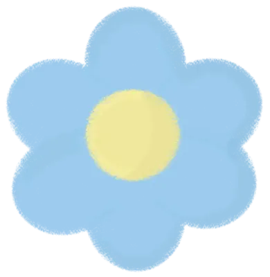 크레용 꽃
