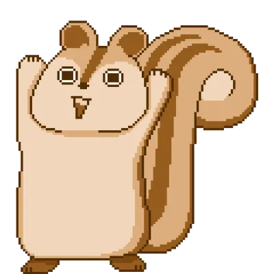 도트_다람쥐
