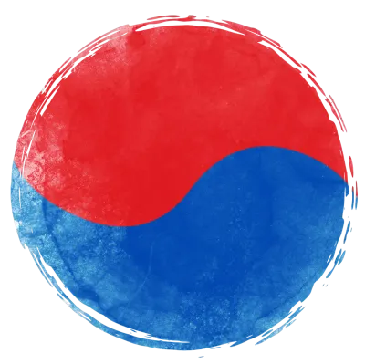 태극문양 붓터치