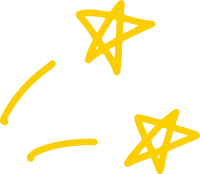 リアクション 手書き ラフ 閃き 気付き 星