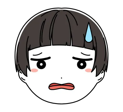 男の子の顔のイラスト素材