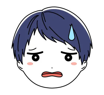 男の子の顔のイラスト素材