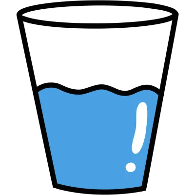 Glass of water