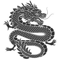 Squirming Chinese Dragon