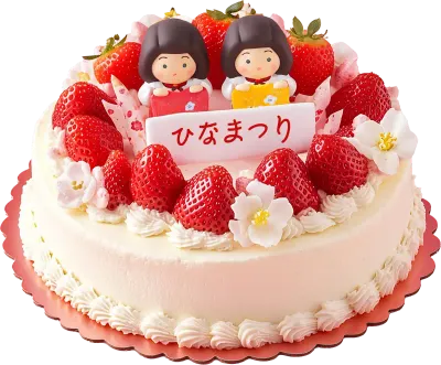 ひな祭りケーキ
