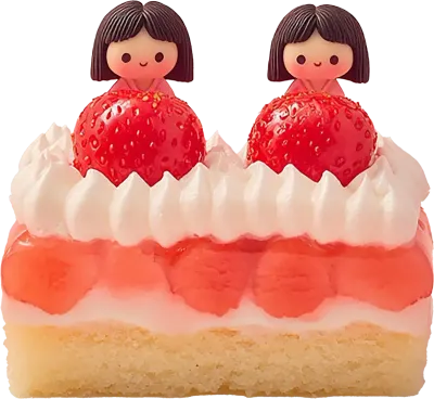 ひな祭りケーキ