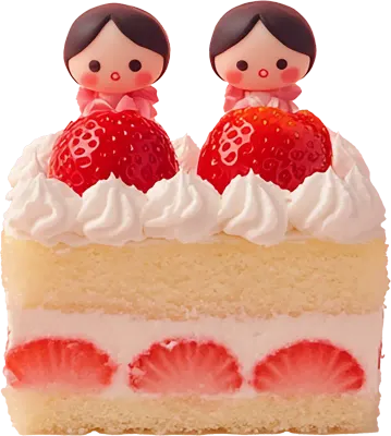 ひな祭りケーキ