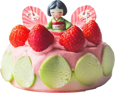 ひな祭りケーキ