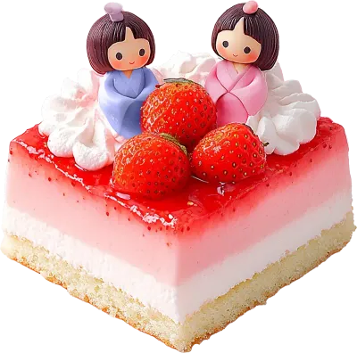 ひな祭りケーキ