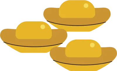 伝統の元宝のベクターイラスト