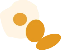 Egg cooking at teflon