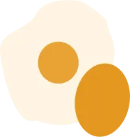 Egg cooking at teflon