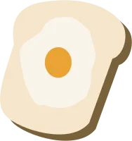 Egg cooking at teflon