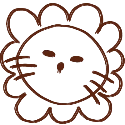 cat and flower