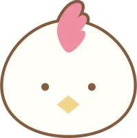 ニワトリの顔