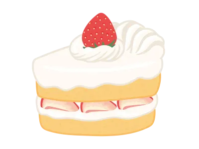 イチゴのショートケーキ