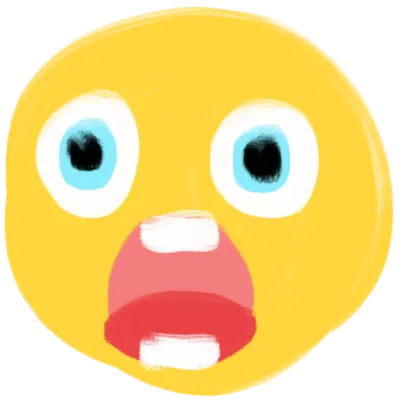 놀란 얼굴