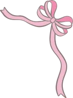 pink bow vintage frame border
