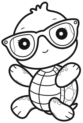 Summer Turtle Adventures Transparent Fun in the Sun