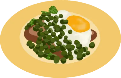 Green Bean Egg Bread