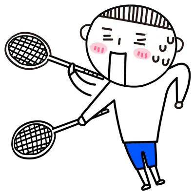 배드민턴 소년