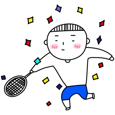 배드민턴 소년