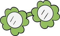 Groovy Retro St Patricks Day Nurse  Clover Nurse Clip Art