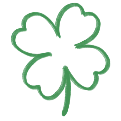 세인트 패트릭 데이 네입클로버 St Patrick's Day Clovers