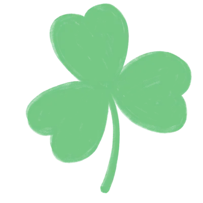 세인트 패트릭 데이 네입클로버 St Patrick's Day Clovers